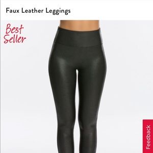 Spanx Faux Leather Leggings